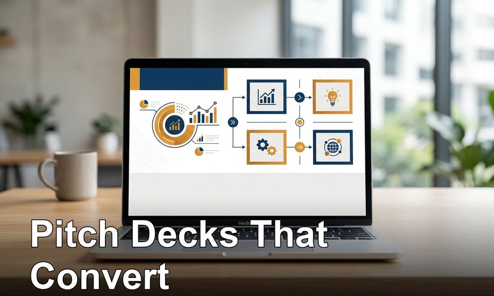 Pitch deck: example of the service cover image