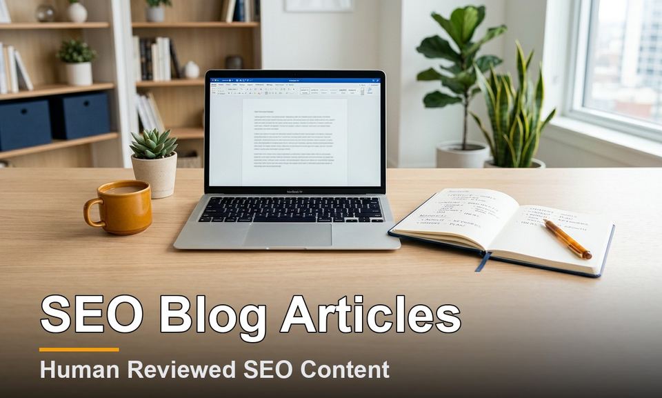 SEO blog article: example of the service cover image